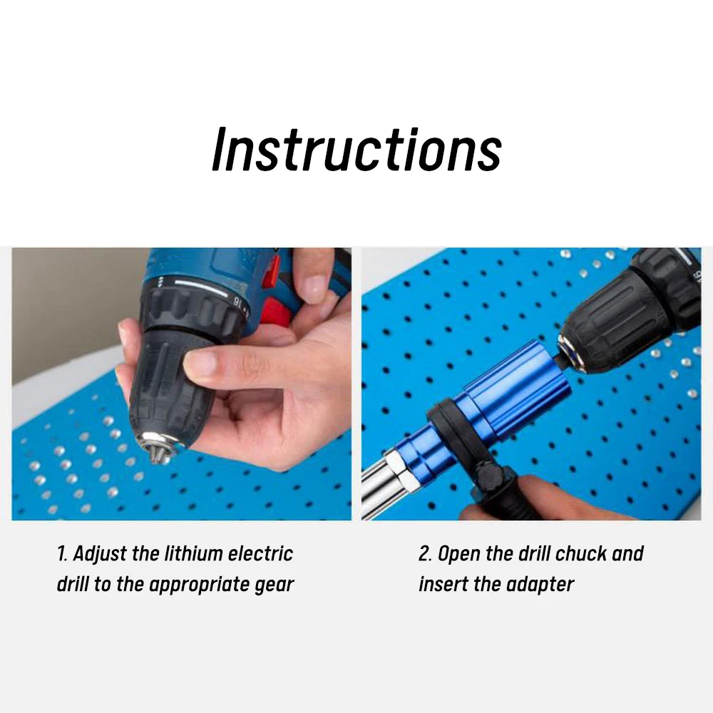 Адаптер для заклепок электрический пистолет адаптер дрели сердечник аксессуары