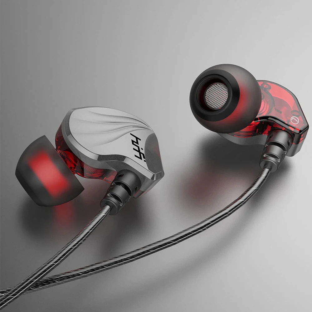 FONKEN hi fi проводные наушники 3 5 мм AUX провода Управление удобные противошумные