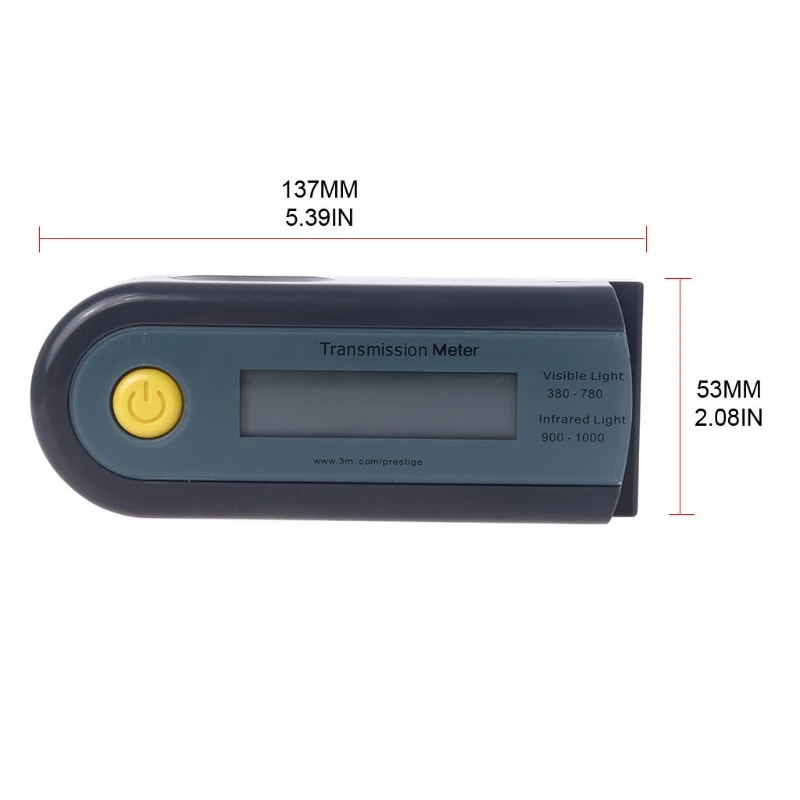 

Window Film Tester Digital Electronics for Light Transmittance Infrared Measure A5KD