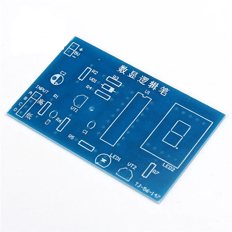 DIY Kit CD4511BE цифровой светодиодный метр тестер Logic Pen Комплект для Сенсор усилитель DC