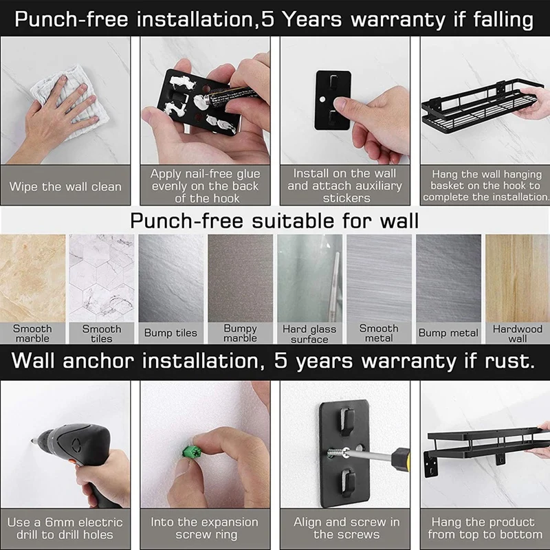 

Spice Rack Storage Box Wall-Mounted,for Food Storage Cabinet, Hanging Storage Boxes for Kitchens and Bathrooms(2 PCS)