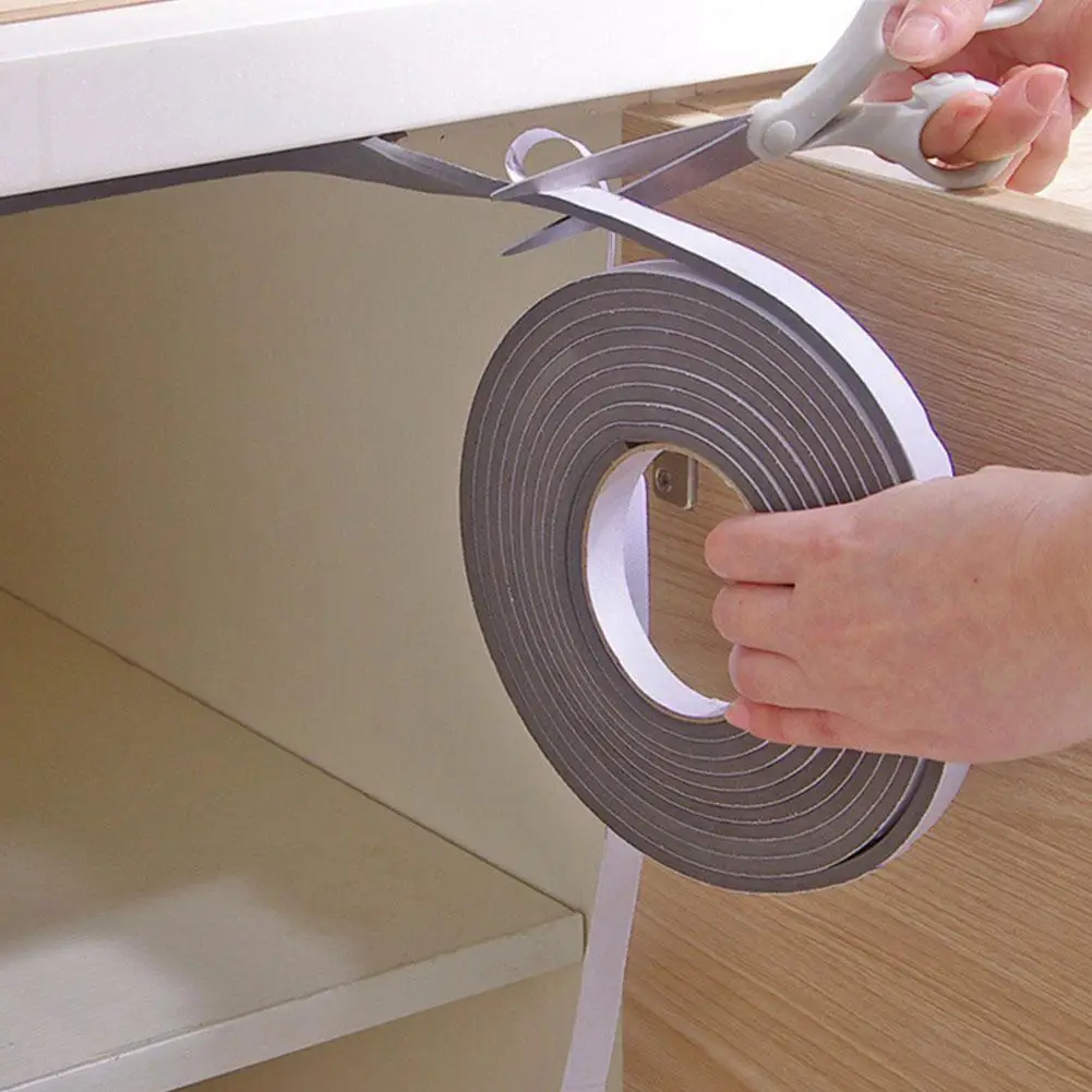 

5M Soft Self-adhesive Window Sealing Strip Car Door Dusting Window Accessories Sealing Noise Insulation Tape Rubber O6B5