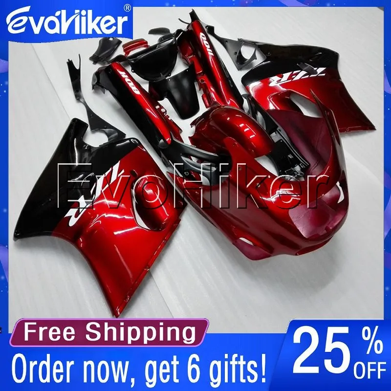 

Custom motorcycle plastic cover for ZX-11 91 92 93 94 95 96 97 98 99 00 ZZ-R1100 1990-2001 ABS fairing red black+gifts