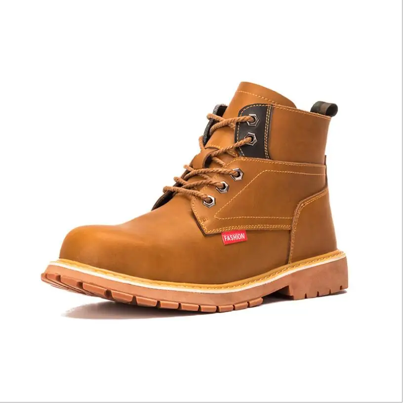 CS771 Мужская обувь дизайнерская безопасная стальной носок Кепка анти разбивая