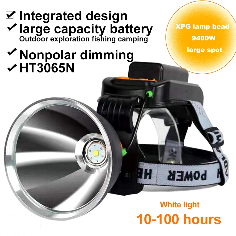 

Led Head Lamp Flashlight Cree Xhp70.2 or L2 Light 50W Chip 6000 Lumens Direct Charging Outdoor Waterproof Super Bright Headlamp