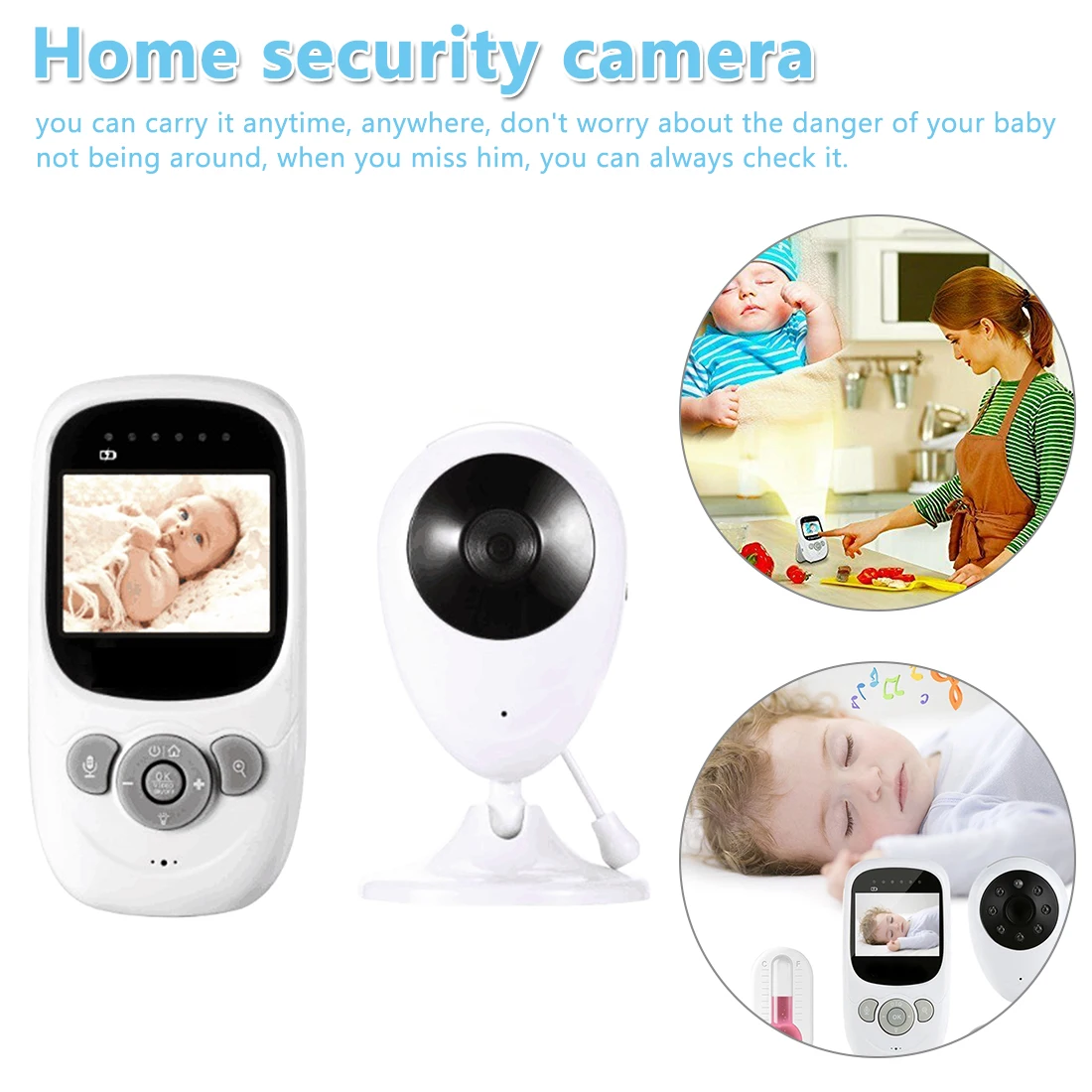 Детская домашняя беспроводная камера наблюдения детский монитор система