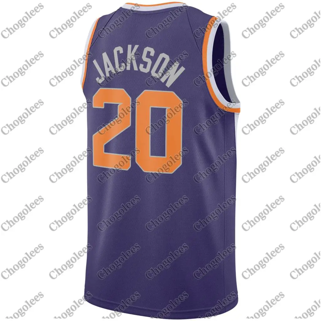 

Men Basketball Jersey Josh Jackson Phoenix Swingman Jersey Icon Edition Purple