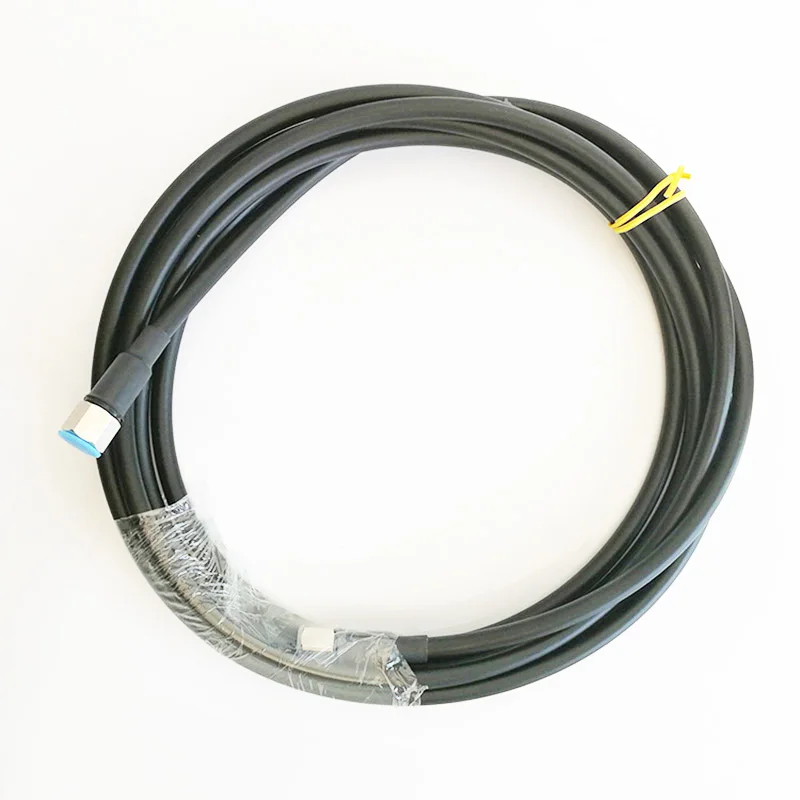 2pcs/lot 5 Meters LMR400 cable RF coaxial N male plug to male extension cord adapter cable KSR LMR400 military quality