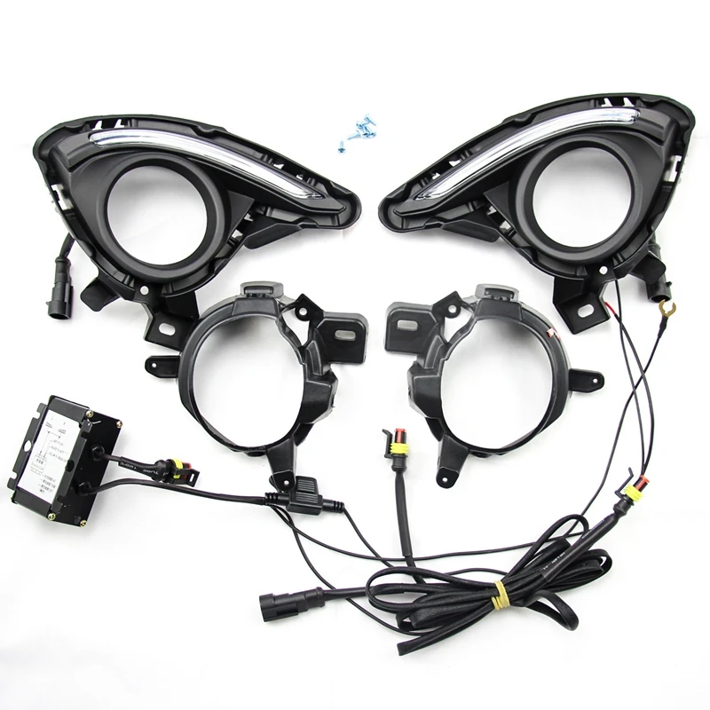 

DHBH-2Pcs for Mazda 2 LED Daytime Running Light Mazda 2 Modified Daytime Running Light Fog Light
