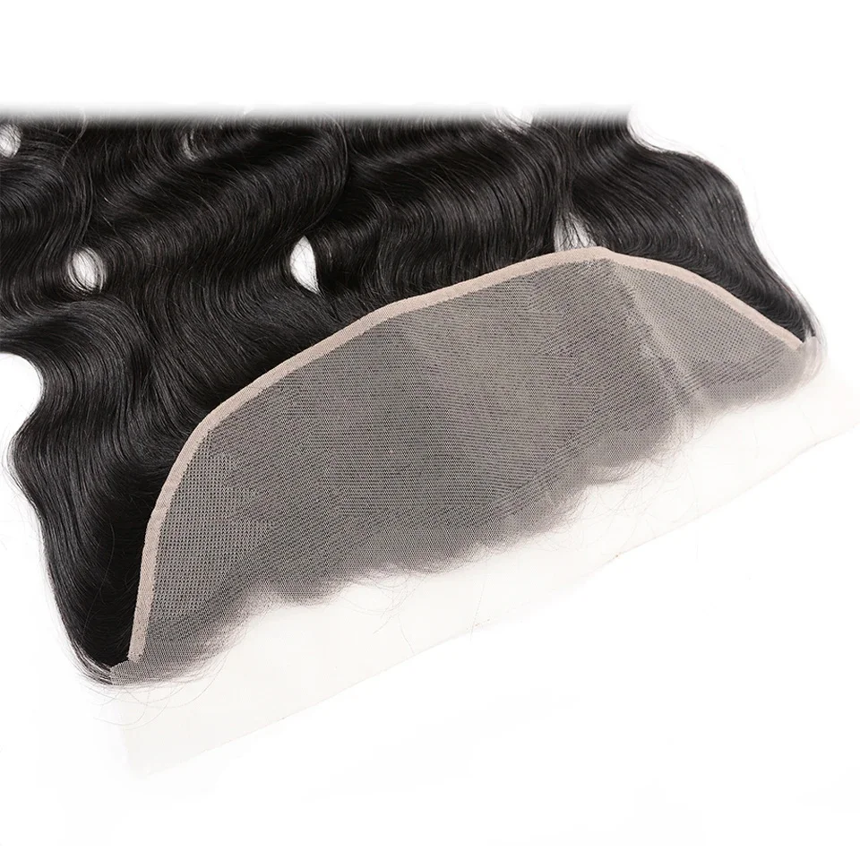 Прозрачные фронтальные бразильские волнистые человеческие волосы 13x4