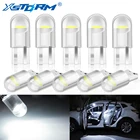 Светодиодная лампа WY5W 168 194, 10 шт., T10, W5W, светодиодная лампа для салона автомобиля, клиновидная лампа разрешение на парковку, 12 В, белый, красный, желтый, синий