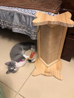 Кошечное крепление Когтеточка мебель диван угловой скребок для доски котенок защита для углов стен сизаль коврик-Когтеточка с кошачьими игрушками