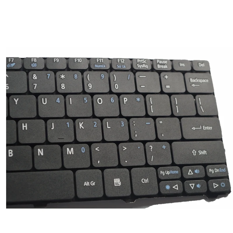 Клавиатура для ноутбуков Acer черная клавиатура Aspire One D255 D257 AOD257 D260 D270 521 532H 533 AO521 AO533
