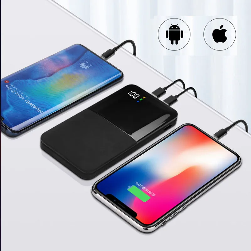 3000 мАч Внешний аккумулятор большой емкости портативное зарядное устройство с