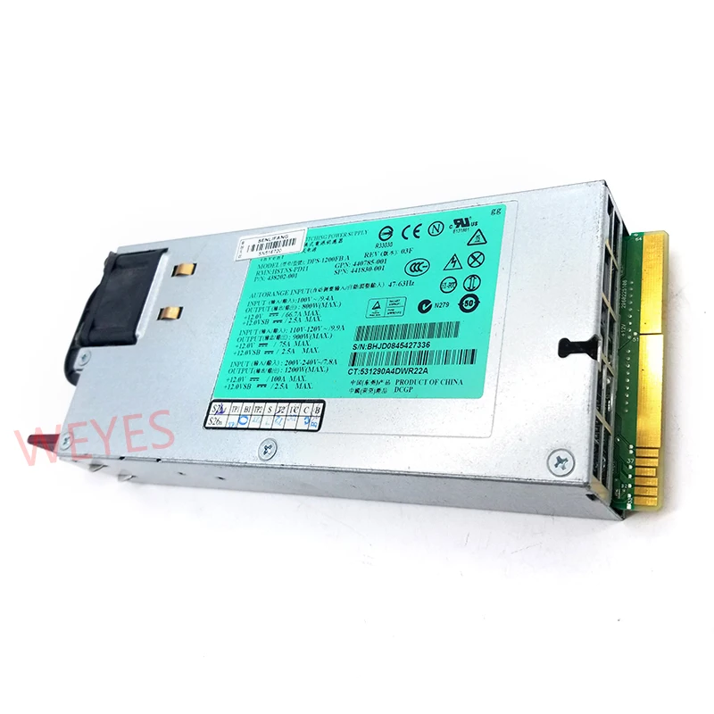 DPS 1200FB A HSTNS PL11 438202 001 440785 441830 490594 438203 498152 12V 100A 1200W импульсный источник питания|Блоки