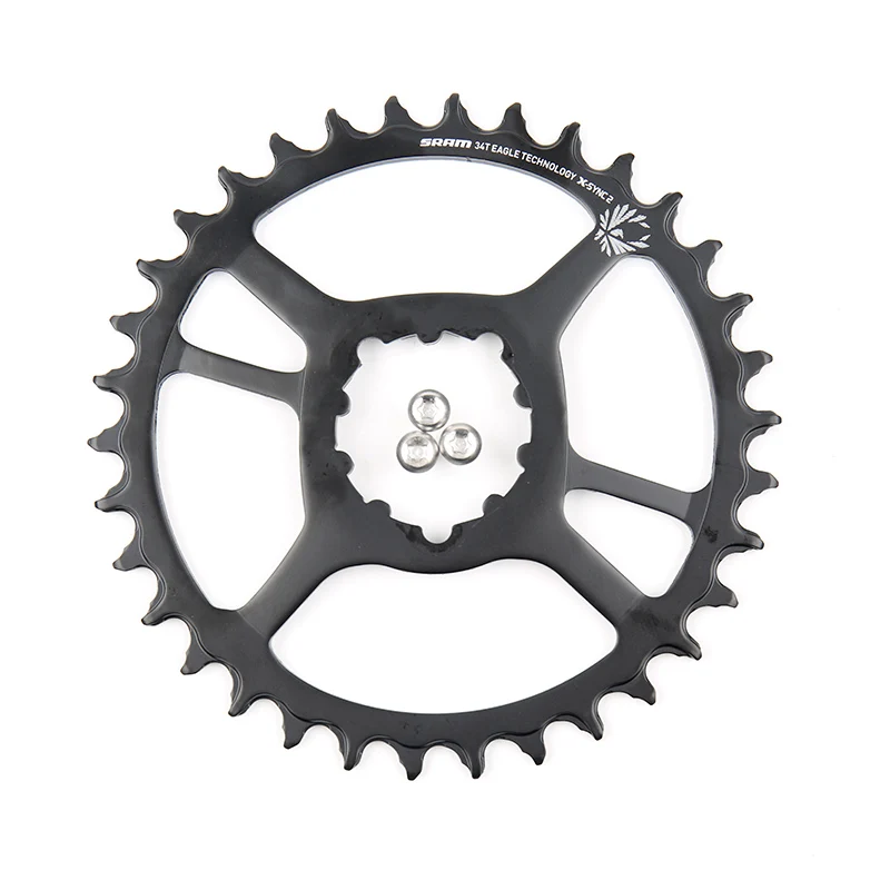 SRAM 12 Скорость цепочка с орлом кольцо 30T 32T 34T заводная головка X-SYNC2 Сталь Алюминий сплав NX GX усилительный насос цепочка с орлом колеса - Цвет: NX 34T 3mm offset