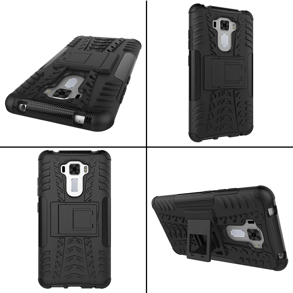 Для Asus zenfone 4 Selfie zd553kl 5 Lite zc600kl Чехол ударопрочный Кронштейн 5z ze520kl 3 Роскошный чехол