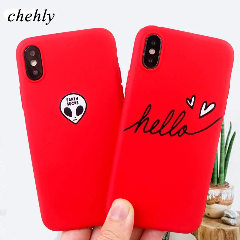 Fashion Alien Phone Case for IPhone 6s 7 8 11 Plus Pro X XS Max XR Cases Soft Sillicone Fitted Cell TPU Covers Accessories |