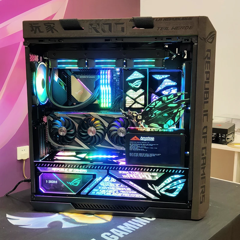Блок питания ASUS ROG Strix Helios GX601 для ПК чехол склада индивидуальная панель серванта