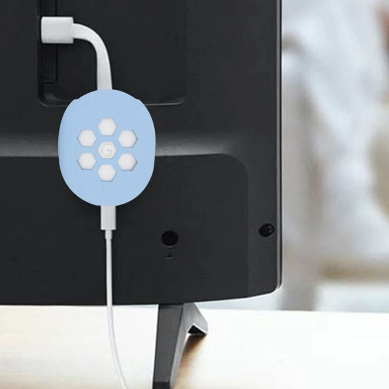 Ударопрочный силиконовый чехол 87HA Изысканный защитный для приставки Google Chromecast TV