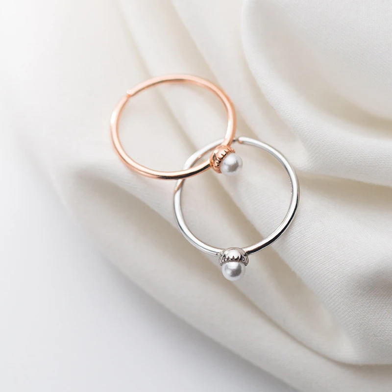 Модное простое Оригинальное элегантное кольцо из стерлингового серебра 925 пробы