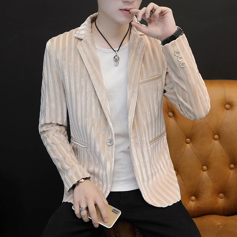 Мужской бархатный пиджак черный синий хаки золотой жакет размеры XXL XXXL | Мужская