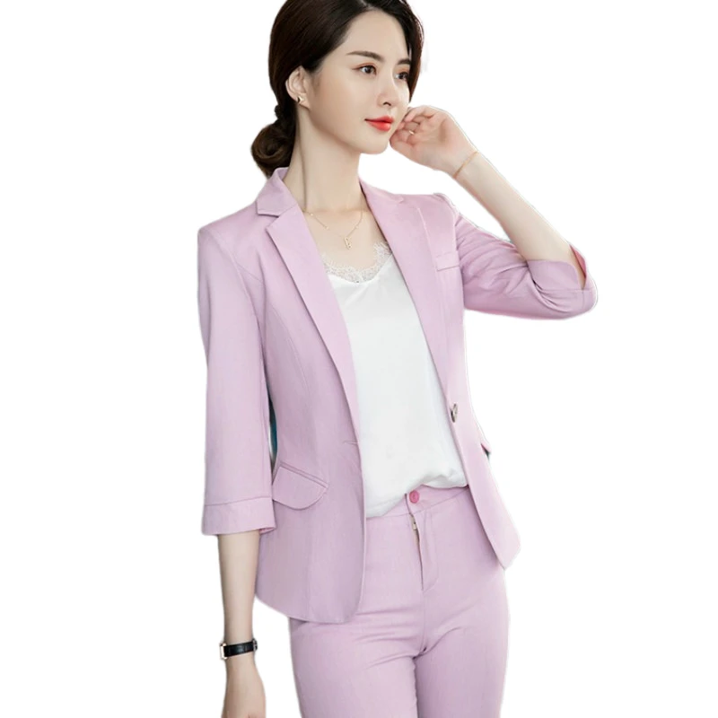 костюм женский брючный костюмы женские Офисные брючные деловой комплект из 2