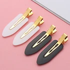 Новинка, профессиональный зажим для макияжа, бесшовный зажим для волос без складок, без изгиба, зажим для волос, аксессуары для укладки в салон