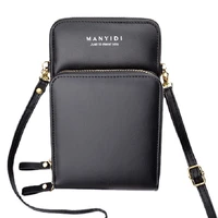 brand designer mini women shoulder bags pu leather phone crossbody bag ladies purse zipper clutch female small messenger bag new