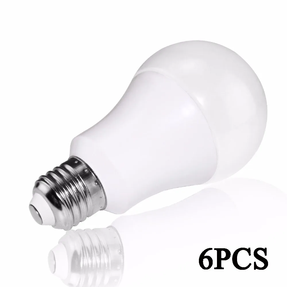 Светодиодная лампа E27 E14 6 шт. точечный светильник Диод cfl ампула SMD 2835 3 Вт 9 12 15 18 220 В