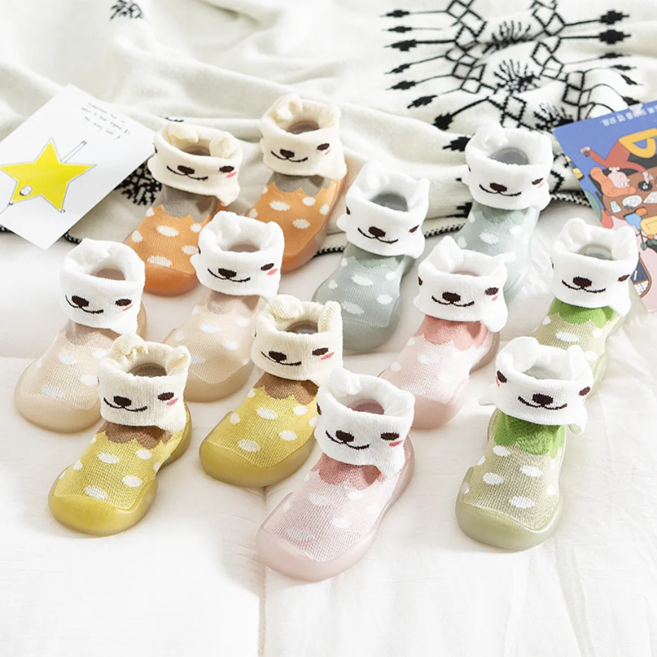 

Baby Girl Boy Casual Cute Shoes Toddler Socks Newborn Non Slip Shoes Infant First Walkers Calcetines Zapatos Bebe Recien Nacido