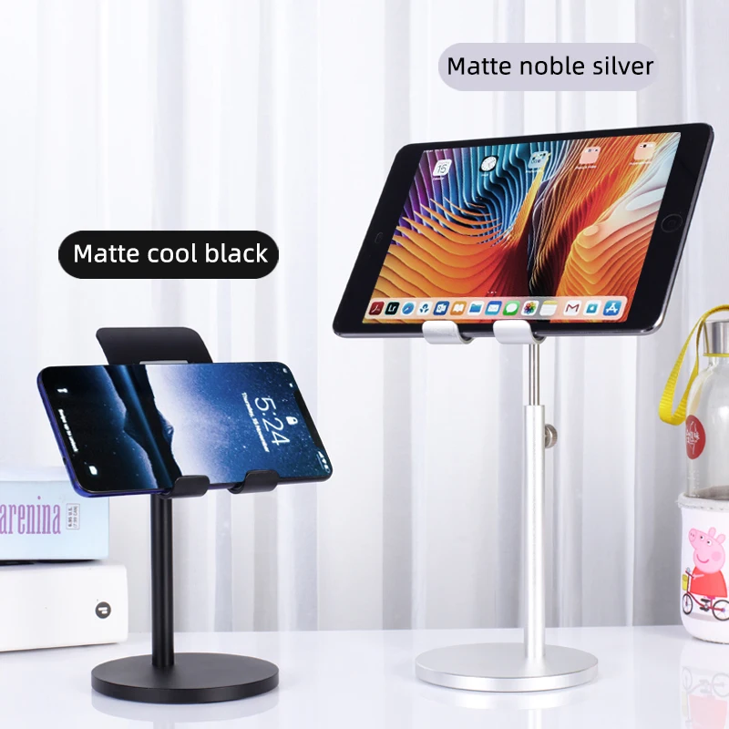 

!ACCEZZ Phone Holder Stand For iPhone 12 11 8 Samsung Huawei Desktop Tablet Stand For iPad Universal Mobile Phone Holder Support