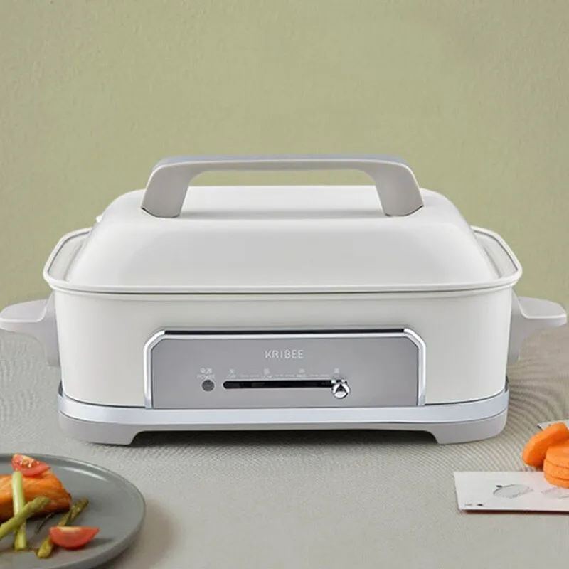 Multi-functional cooking pot electric hot automatic split non-stick multi-purpose baking hotpot | Бытовая техника