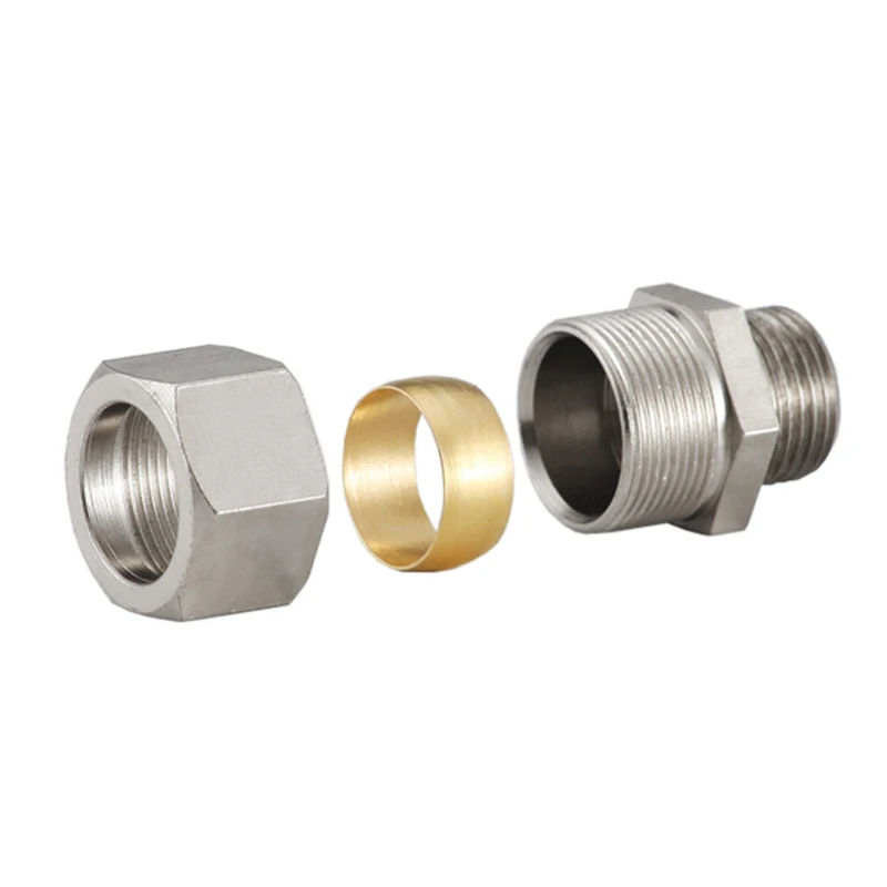 Пневматический фитинг 1/8 &quot1/4" 3/8 &quot1/2" BSP наружная резьба 4 6 8 10121416 мм OD трубка