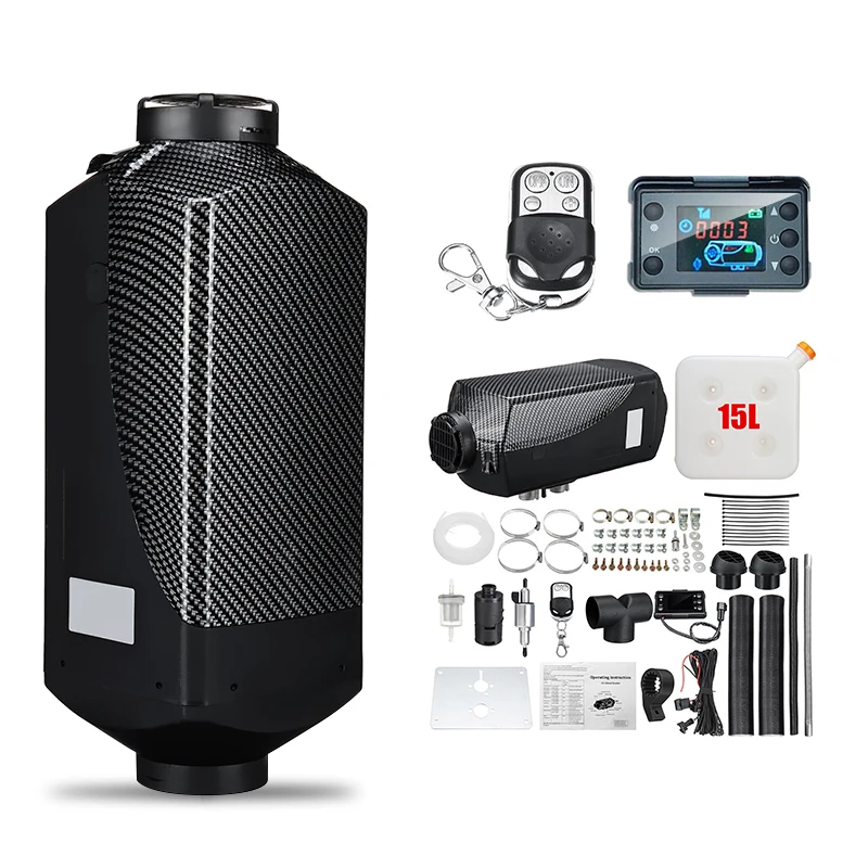 Новый 12 В 8000 Вт ЖК монитор автомобильный обогреватель с одним отверстием 8 кВт