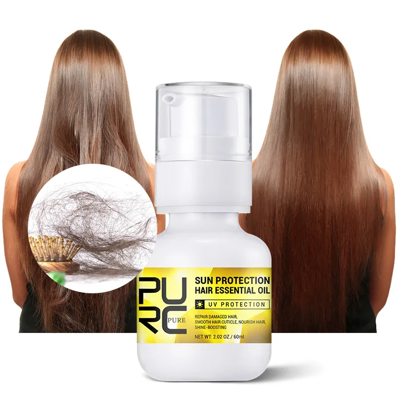 

PURC Hyaluronic Acid Hair Oil Smoothing Prevent UV Damage Repair Frizz Dry Straightening Scalp Treatment Hair Care 60ml