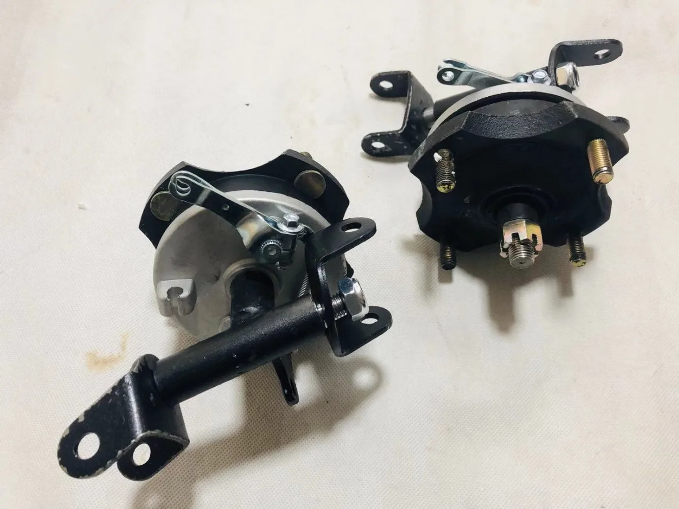ATV GO KART картинг DIY амортизаторы передней подвески мотоцикла барабанные тормоза маятники с фланцем кулака