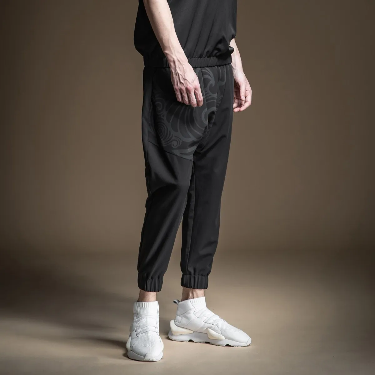 

Pinli 2020 Summer New Slim Assembling material Printed Solid color ankle-length pants Casual men Trousers Elastic B202217197