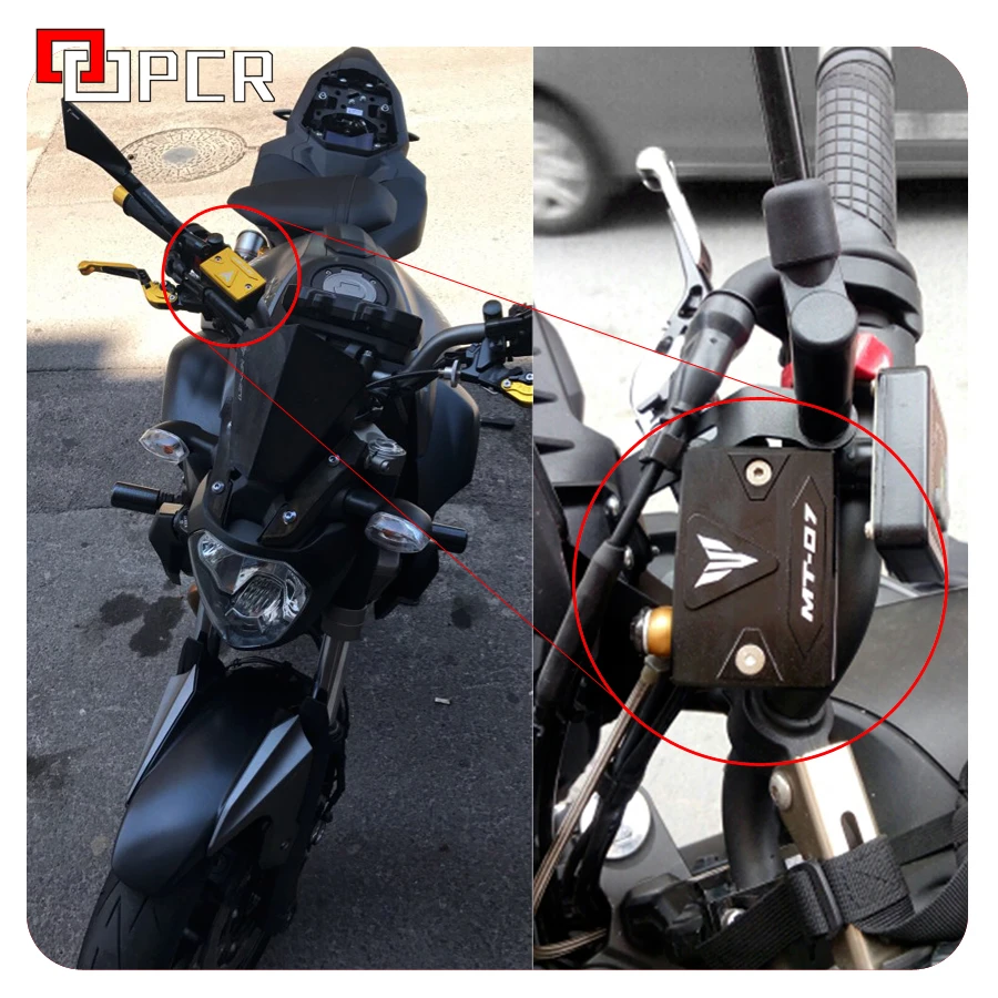 Золотой черный синий красный цвет Передняя Задняя крышка цилиндра для YAMAHA MT07 MT09