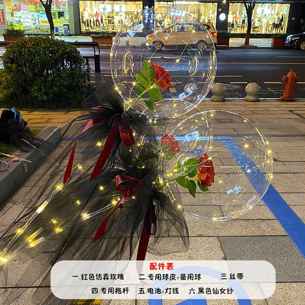 

LED Balloon Rose Bouquet Luminous