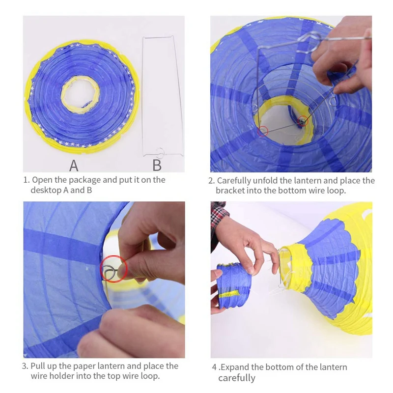 Воздушные шары бумажные фонари для свадьбы дня рождения помолвки рождества