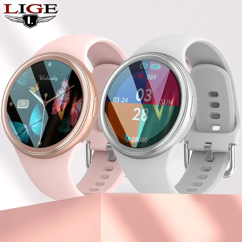 Смарт часы LIGE2021 для мужчин и женщин пульсометр измеритель артериального