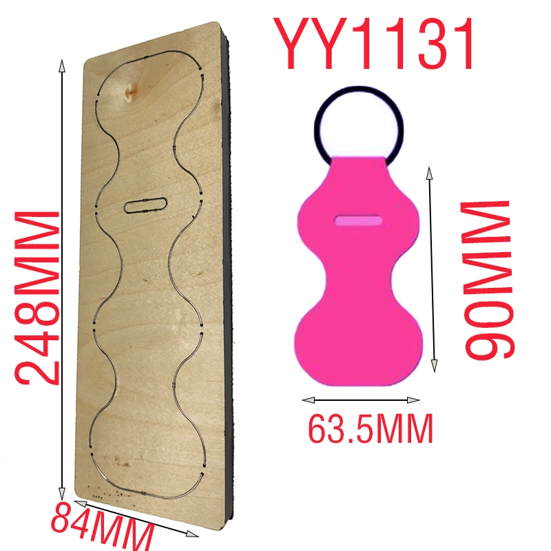 

Wooden die cutting die key hanging knife die YY1131 is compatible with most manual die cutting cutting dies new 2020