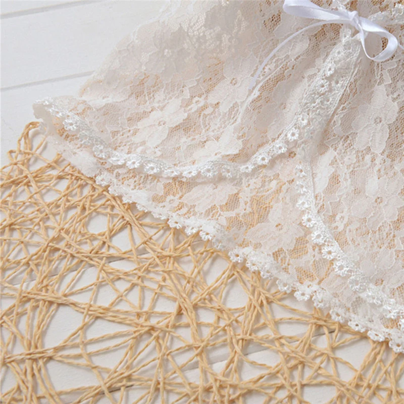 Детская кружевная шаль для маленьких девочек куртка-болеро на шнуровке короткая