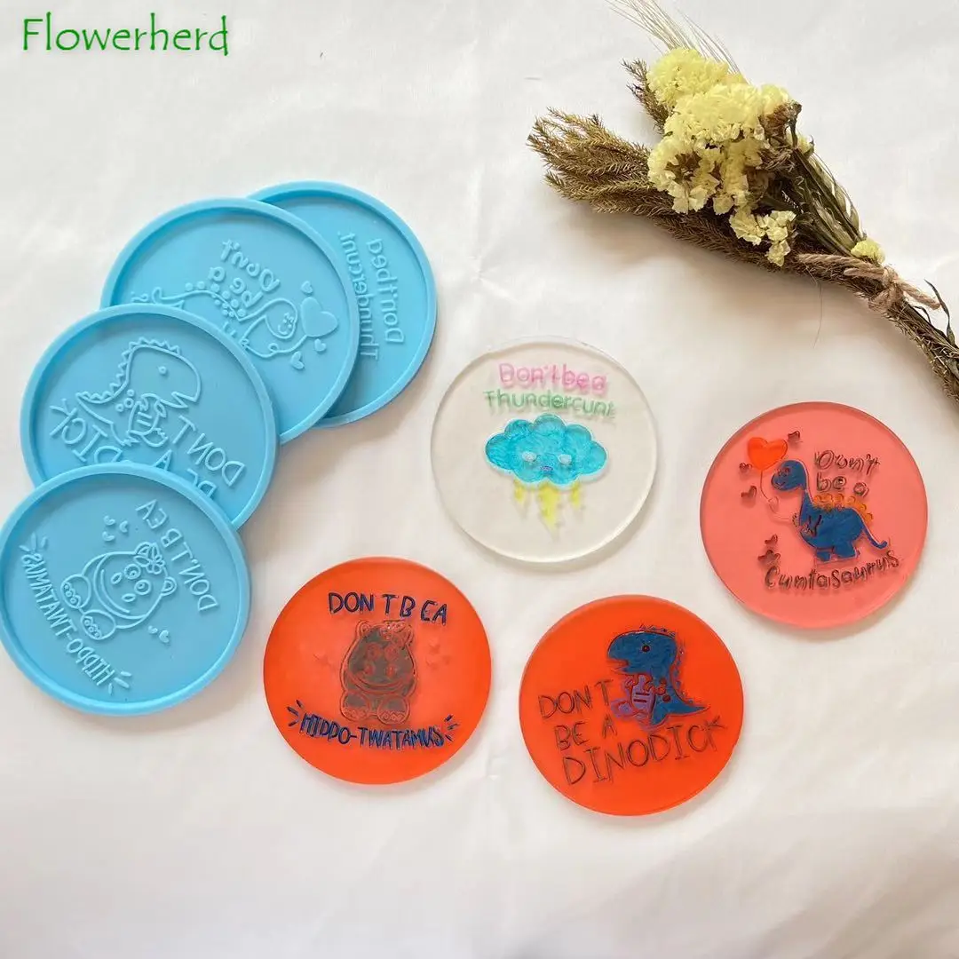 

DIY различные животные серия подставка динозавр Кристальный Медвежонок эпоксидная силиконовая форма инструменты для украшения тортов набо...