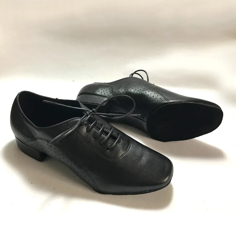Профессиональные и удобные мужские Бальные Танцевальные Туфли Сальса туфли для