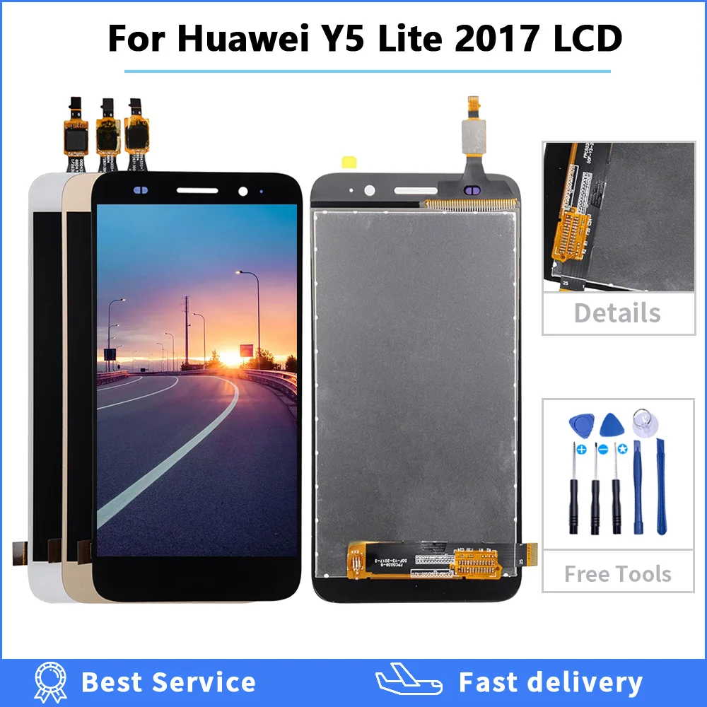 Сменный ЖК экран для Huawei Y5 Lite 2017 дисплей CRO L22 L02 L03 L23 Y3 2018 сенсорный с цифровым