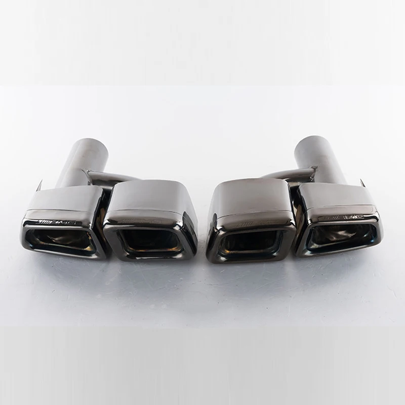 Наконечник глушителя выхлопной трубы автомобиля 2 шт. труба из нержавеющей стали