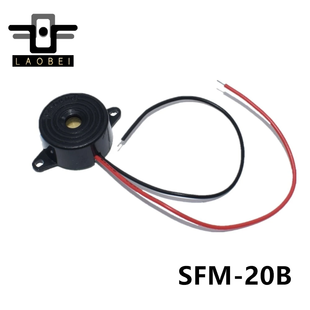 SFM 20B DC3 24V прочный 3 пьезо электронный звуковой сигнал 95DB непрерывный сигнализации