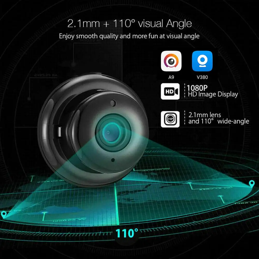 1080p HD IP камера Умный дом ИК Ночное Видение 2 стороннее Аудио Крытый WIFI домашняя